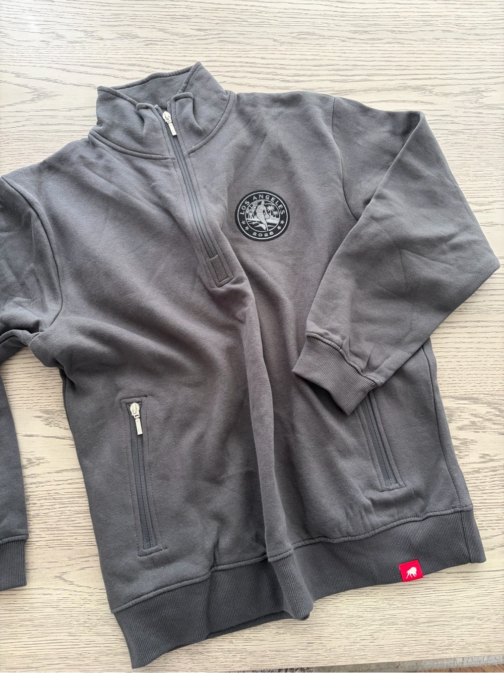 NBA Gray Quarter-Zip Pullover Sweatshirt